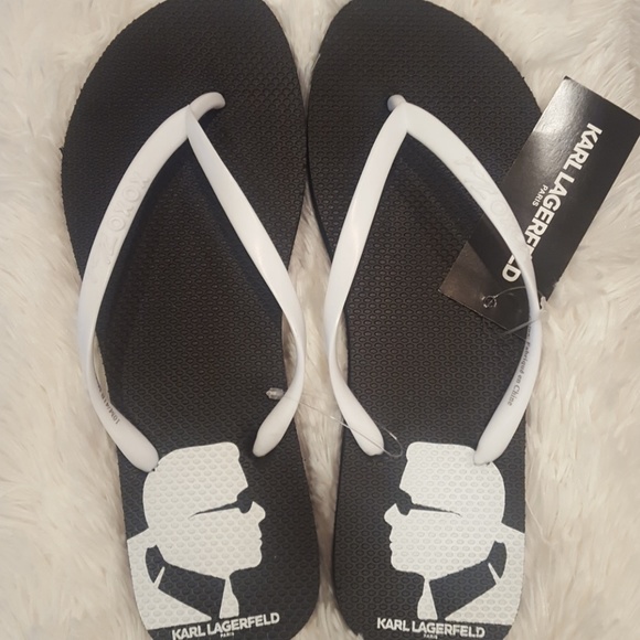 flip flops karl lagerfeld